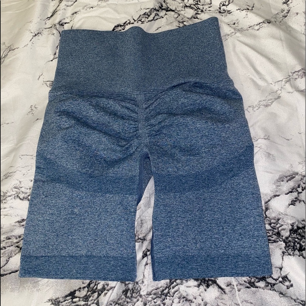 Blue Biker Shorts